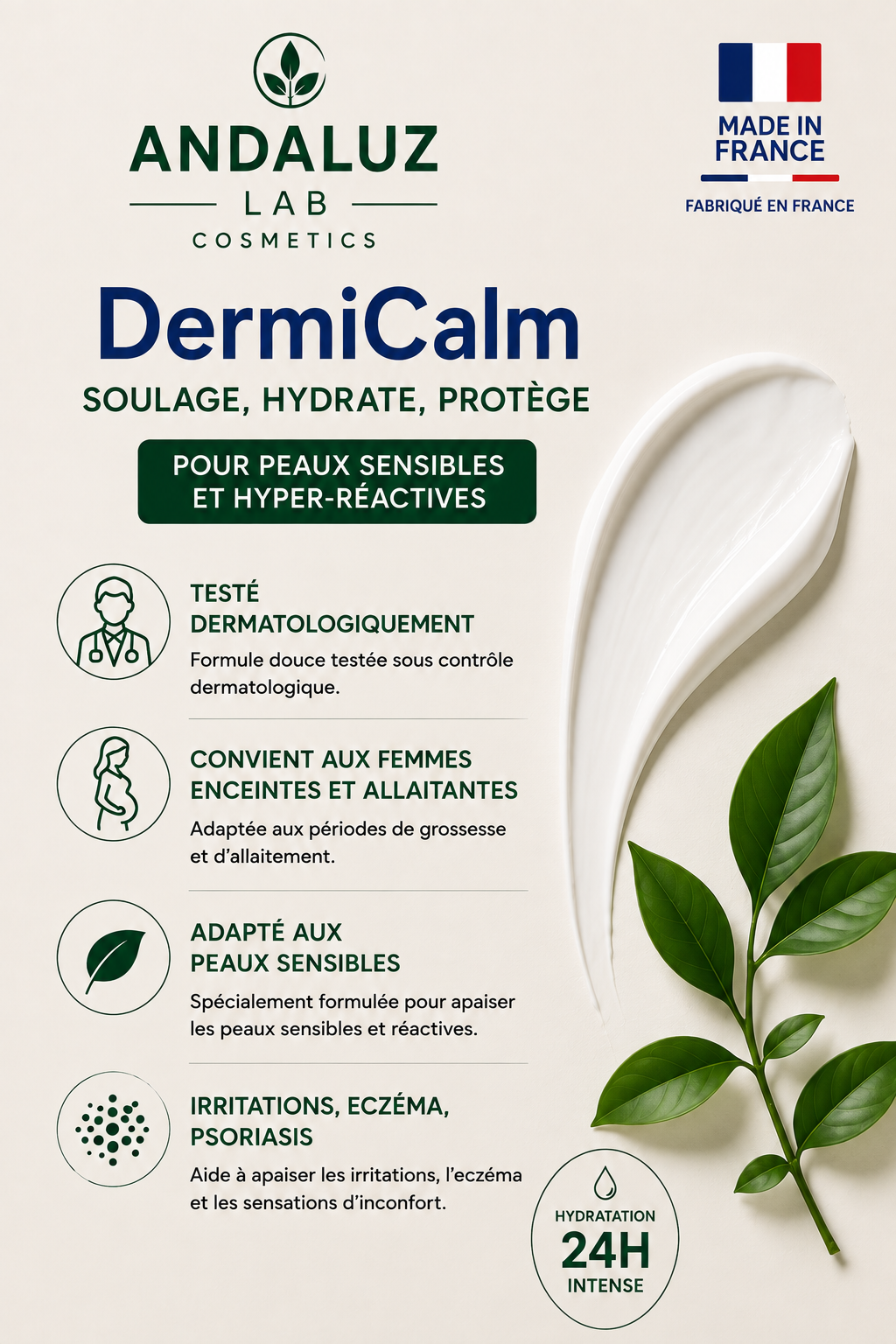 Crème anti-grattage DermiCalm - 50 ml