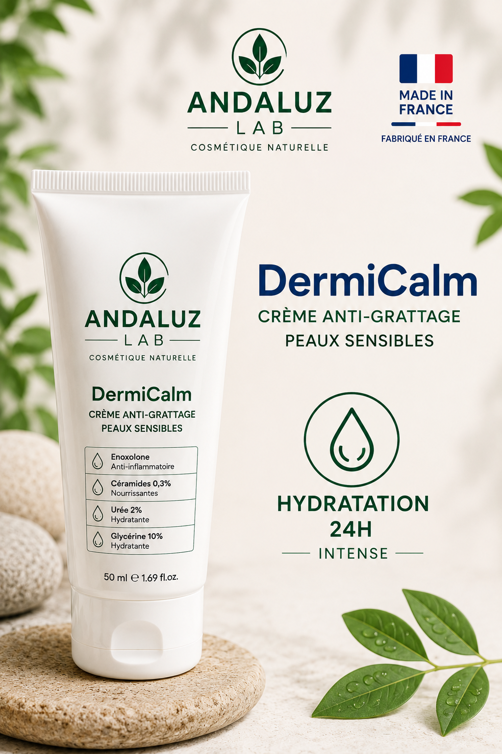 Crème anti-grattage DermiCalm - 50 ml